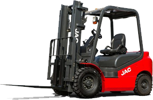 автопогрузчики JAC CPQD 10, 15 , 18, 30 способны поднимать тяжелые грузы
на большую высоту погрузчик JAC CPQD 10